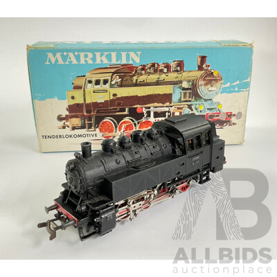 Vintage Marklin Three Rail HO Scale Steam Locomotive 3031with Original Box, Made in Germany