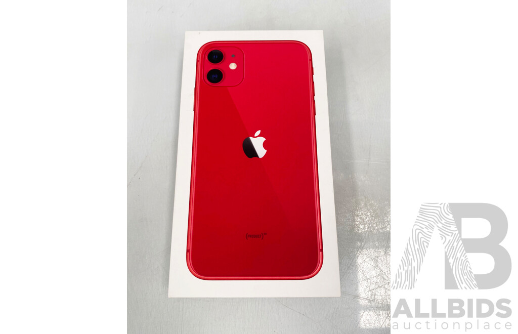 Apple (A2221 ) 6.1-Inch 64GB IPhone 11 (Product Red)