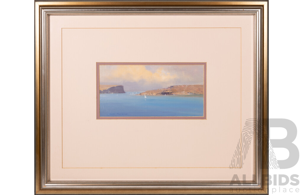 Ken Knight, (20th Century, Australian, 1965-), Harbour Scene, Oil on Canvas, 51 x 61 cm (frame)