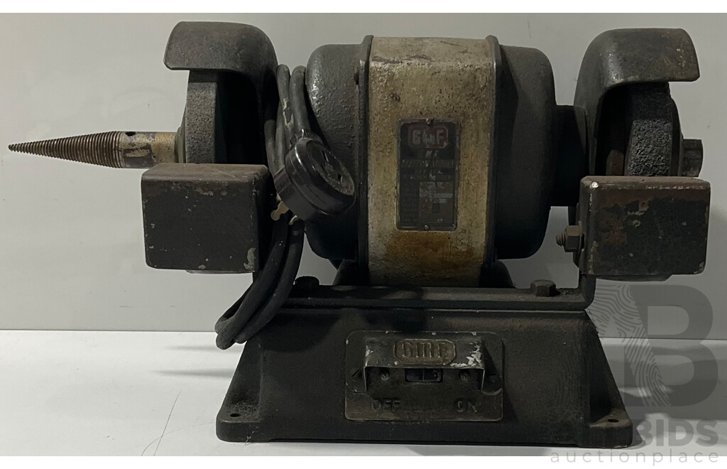 Vintage GMF 6” Bench Grinder