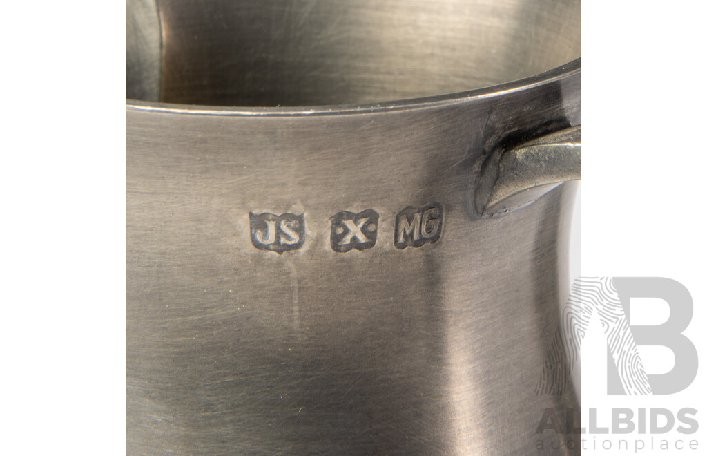 Three Retro Pieces Pewter by John Sommers