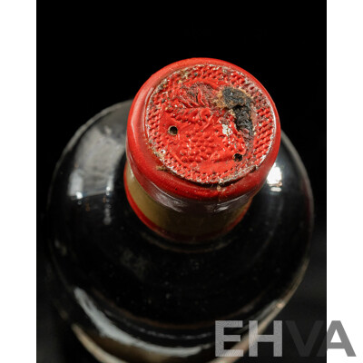 Vintage Black Tower Imported White Rhine Wine