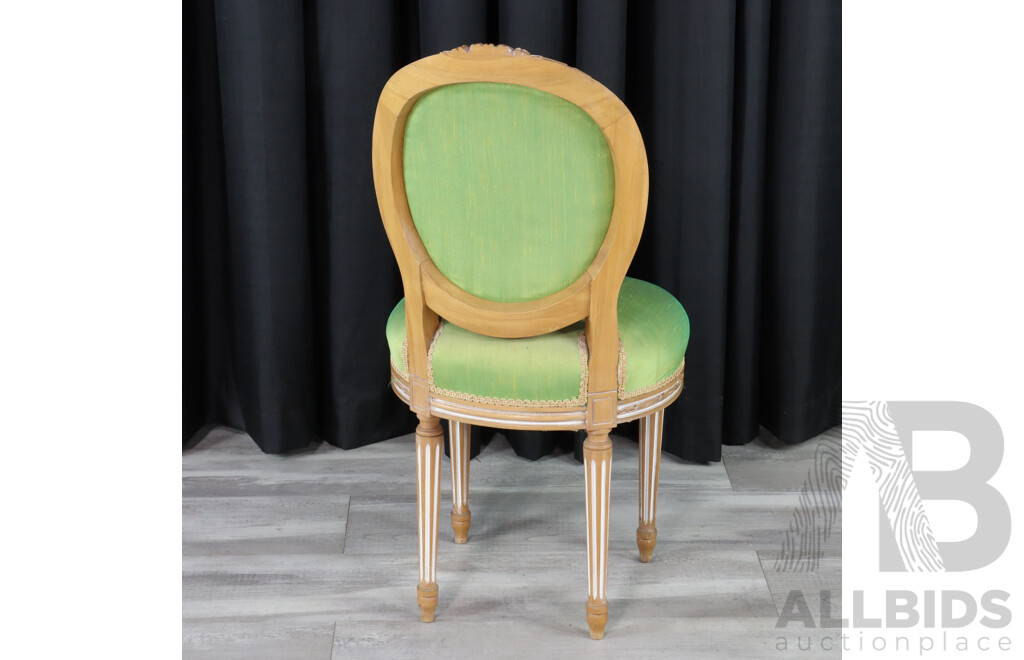 Reproduction Louis XVI Medallion Back Dining Chair