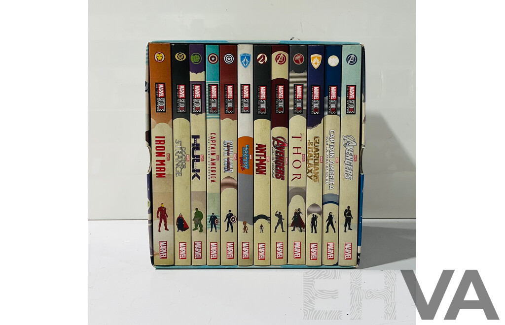 Marvel Studios, the First Ten Years, Anniversary Collection, 12 Volume Set in Slip Case, 2018