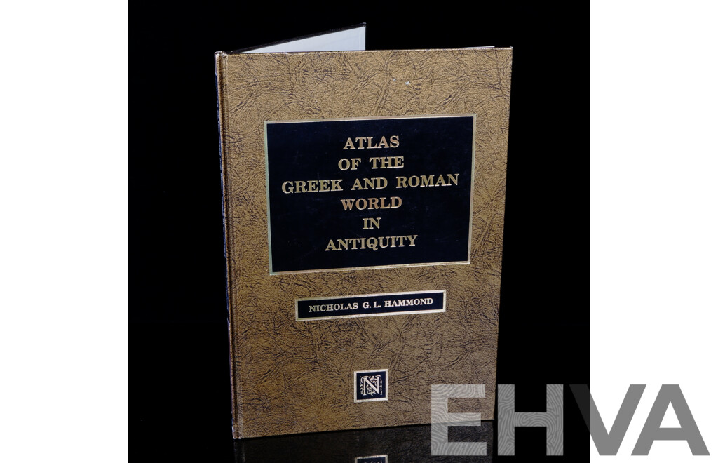The Atlas of the Greek & Roman World in Antiquity, Nicholas G L Hammond, Noyes Press, NJ, 1981, Hardcover