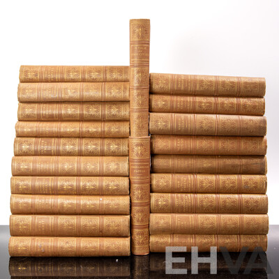 Antique Set 21 Volumes Special Authorised Edition of the Works of Charles Dickens, Cassel & Co, Hardcovers