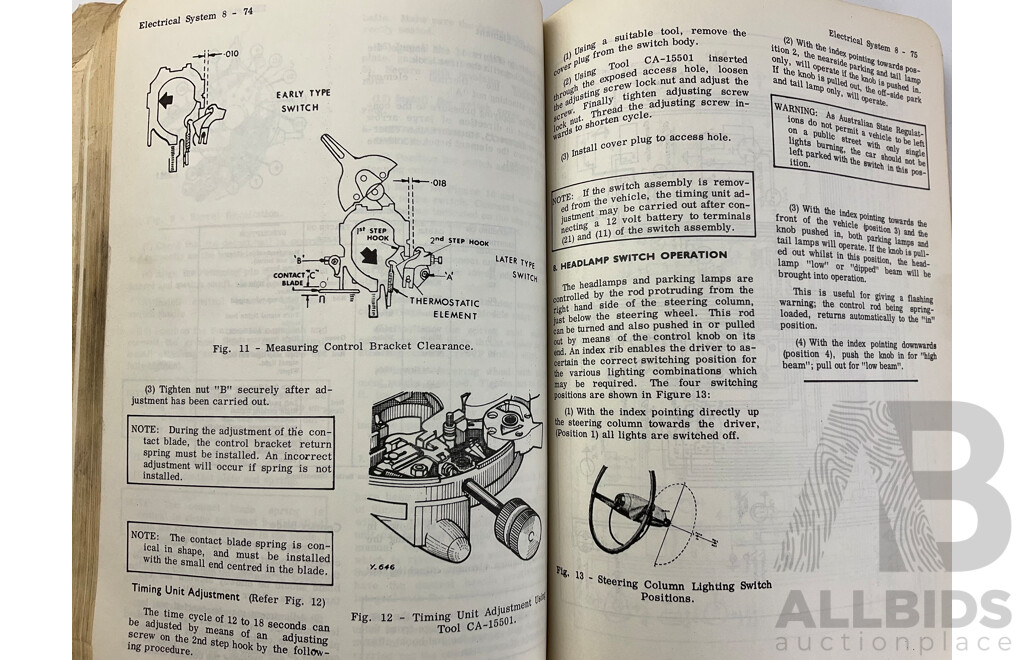 Chrysler Simca Aronde Service Manual