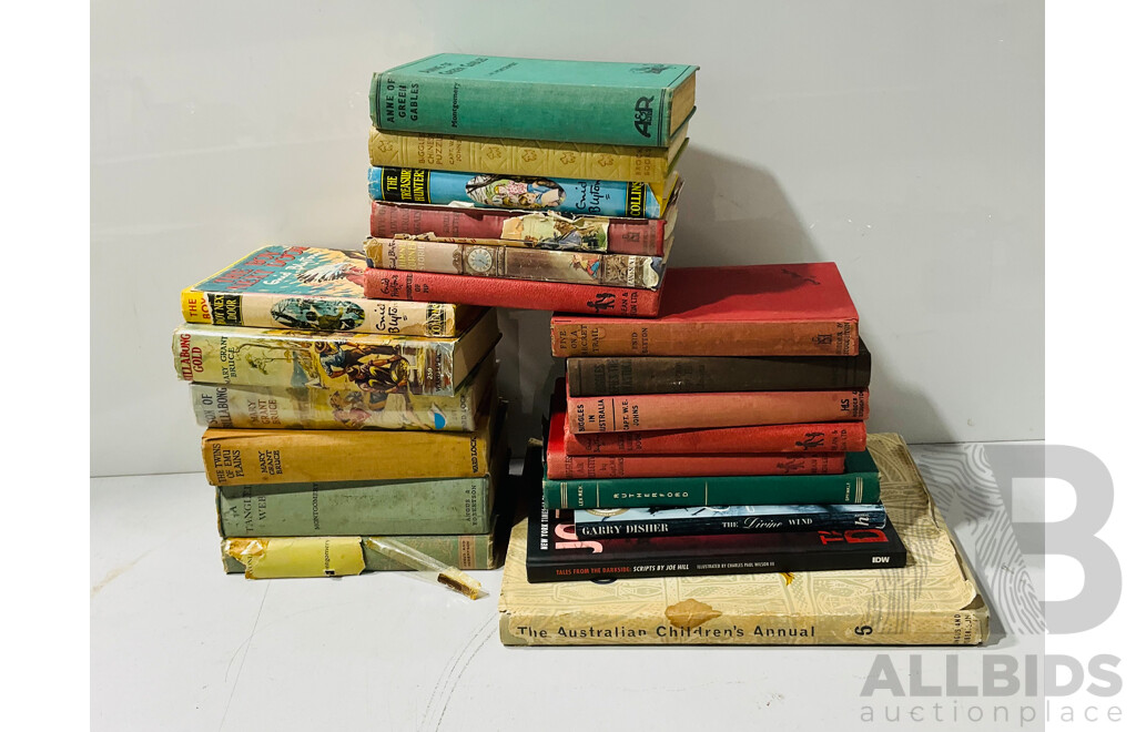 Collection Chiuldrens Books Including Enid Blyton, L M Montgomery, Biggles and More