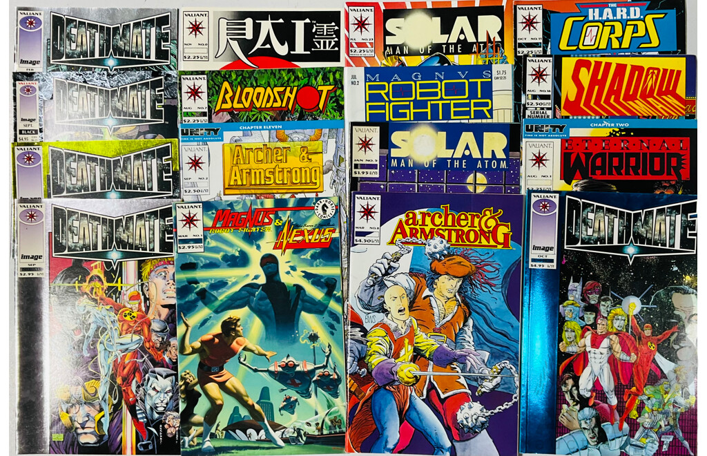 Collection of Several Single Issue Comics From Valiant Comics Including Solar: Man of the Atom, Magnus, Robot Fighter and More