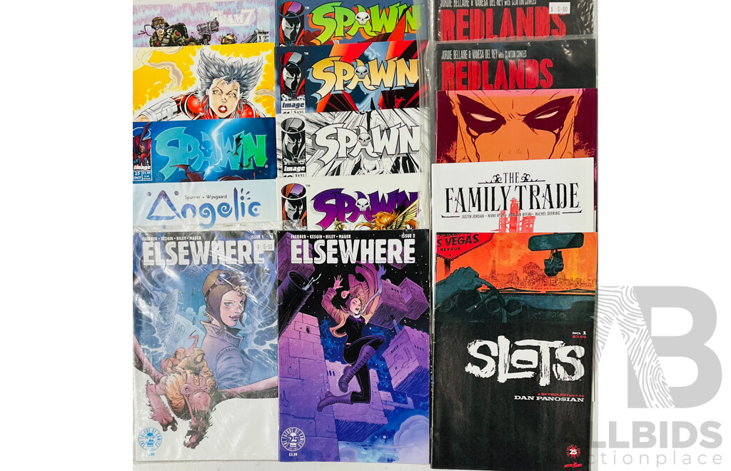 Collection of Several Single Issue Comics From Image Comics Including Spawn, Redlands and More