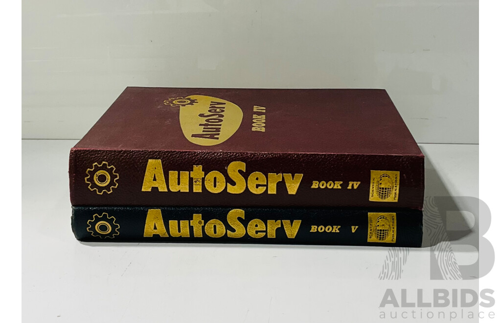Book 4 & Book 5, AutoServ, Scientific Publications, Hardcovers