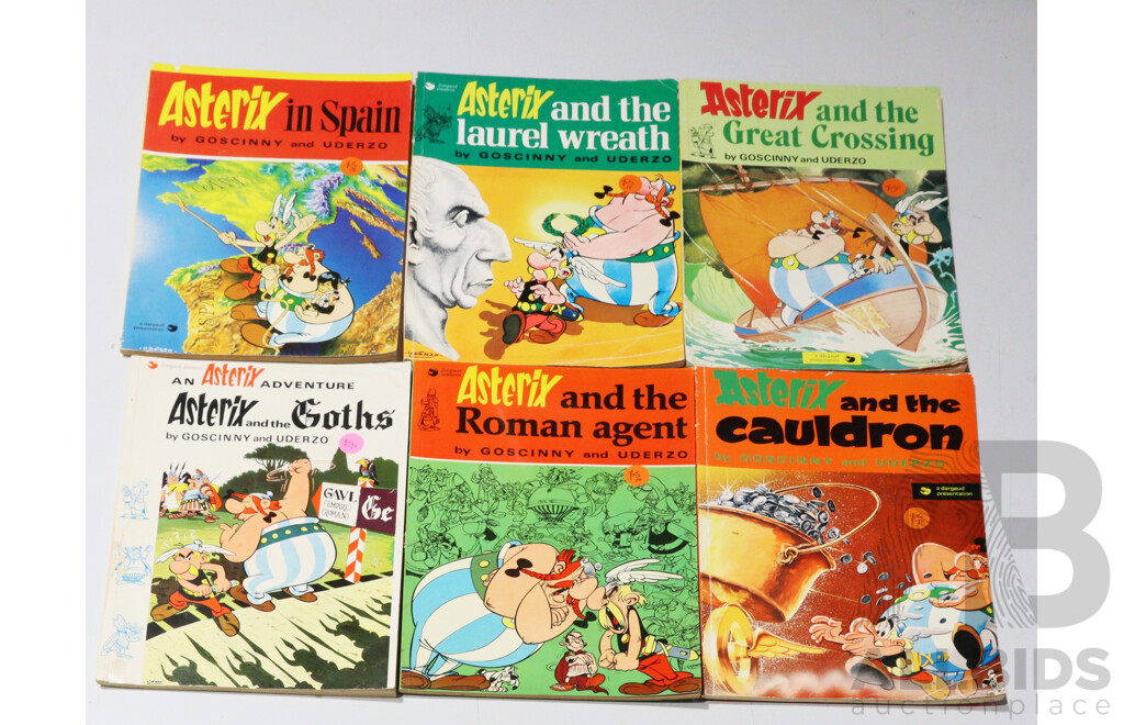 Collection Six Vintage Asterix the Gaul Comics