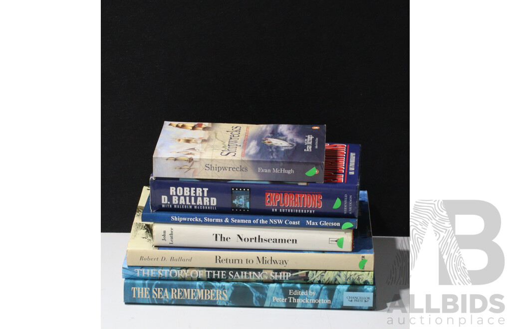 Collection Books Relating to Shipwrecks, Underwater Salvage and More