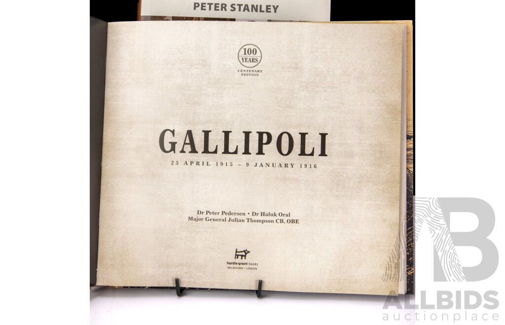 Three Books Relating to Australia's Gallipoli Experience Comprising Digger Smith by P Stanley, Gallipoli Centenary Edition & the Lost Diggers by R Coulthart, All Hardcovers