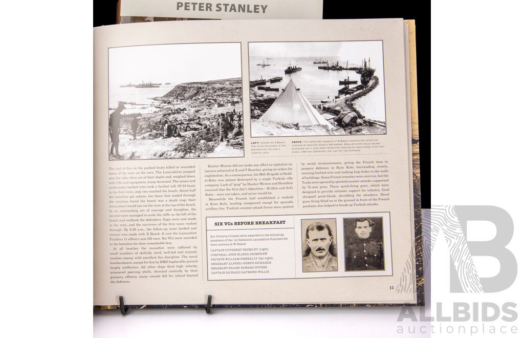 Three Books Relating to Australia's Gallipoli Experience Comprising Digger Smith by P Stanley, Gallipoli Centenary Edition & the Lost Diggers by R Coulthart, All Hardcovers