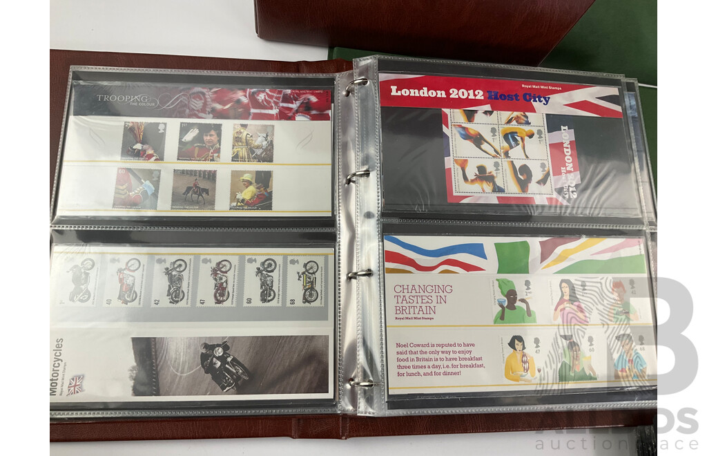Album of United Kingdom Royal Mail Presentation Packs, Pitcairn Islands Stamp Packs and First Day Covers, Limited Edition Penguins of Antarctica