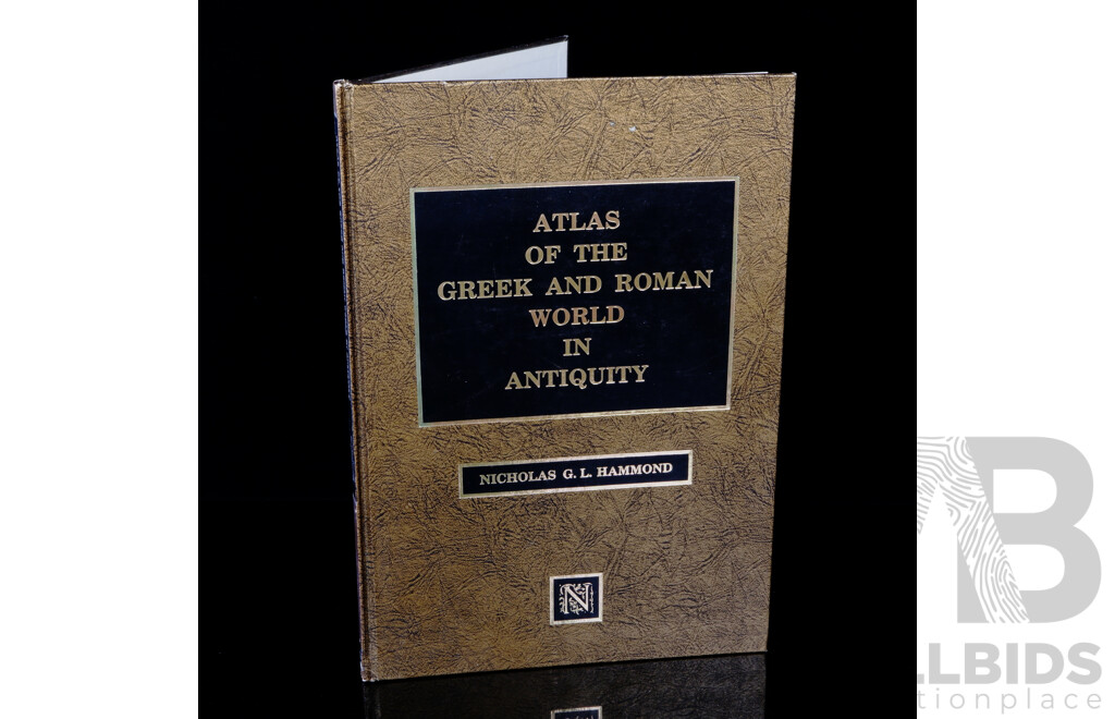 The Atlas of the Greek & Roman World in Antiquity, Nicholas G L Hammond, Noyes Press, NJ, 1981, Hardcover