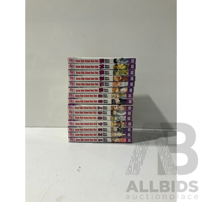 Collection 15 Volumes Ouran High School Host Club, by Bisco Hatori, Shojo Beat Manga, Softcover