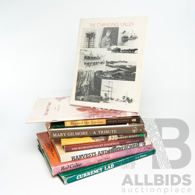 Collection Eight Books Relating to Australian Local History