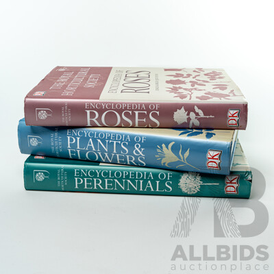 Three Volumes Royal Horticulture Society Publications, All Hardcovers with Dust Jackets