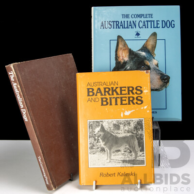 Collection of Books Relating to Australian Dog Breeds