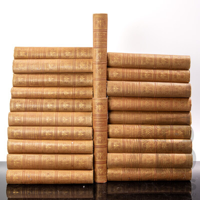 Antique Set 21 Volumes Special Authorised Edition of the Works of Charles Dickens, Cassel & Co, Hardcovers