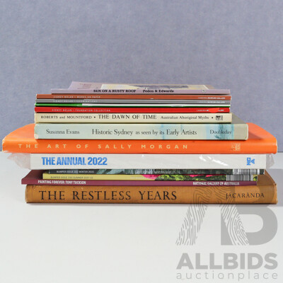 Collection Books Regarding Australian Art and Artists