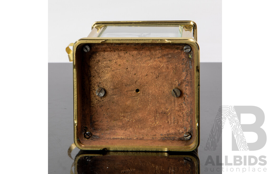 French Brass Cased Carriage Clock by Richard and Co