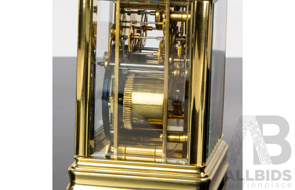 French Brass Cased Carriage Clock by Richard and Co