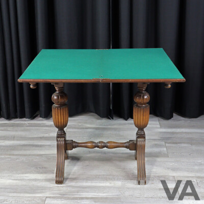 Art Deco Fold Over Card Table