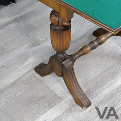 Art Deco Fold Over Card Table