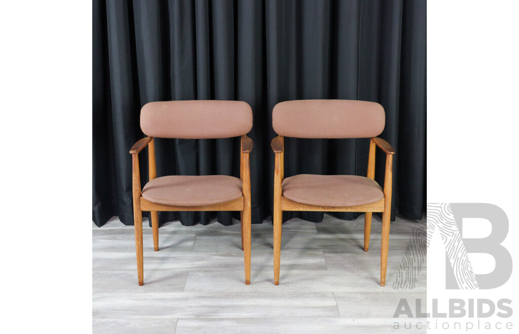 Pair of Vintage Teak Carvers