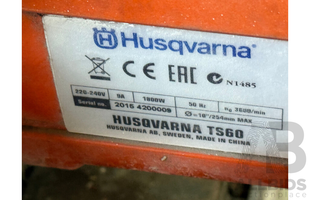 Husqvarna TS 60 Tile Saw Cutter