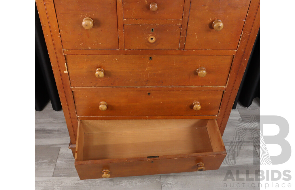 Antique Victorian Seven Drawer Chest