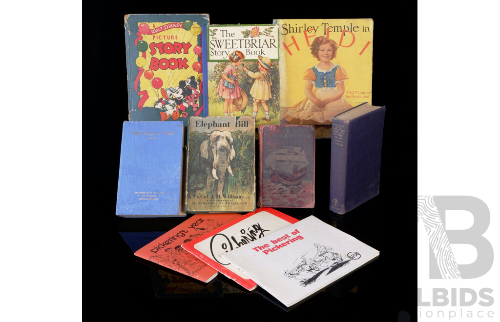 Collection Vintage and Other Books Including Children's Literature, Three Pickering Booklets and More