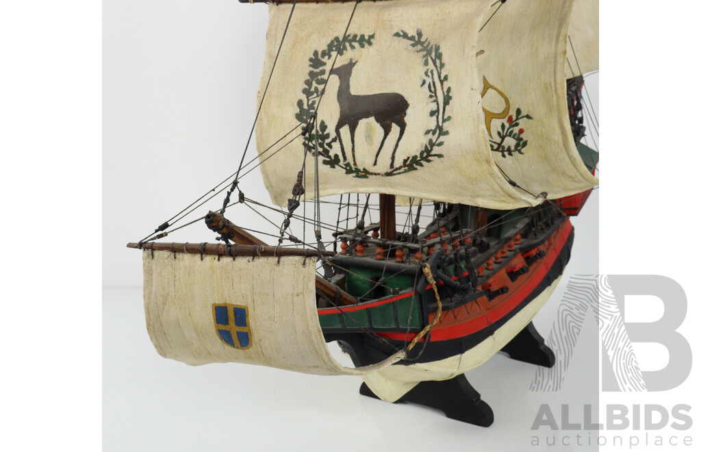 Large Composite Model of a 19th Century Frigate