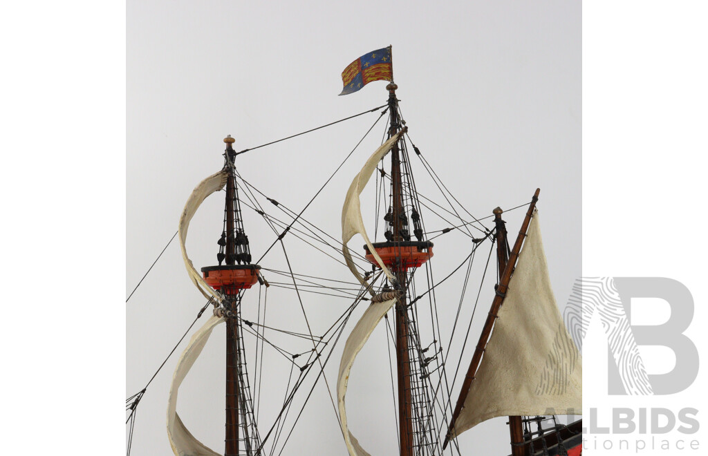 Large Composite Model of a 19th Century Frigate