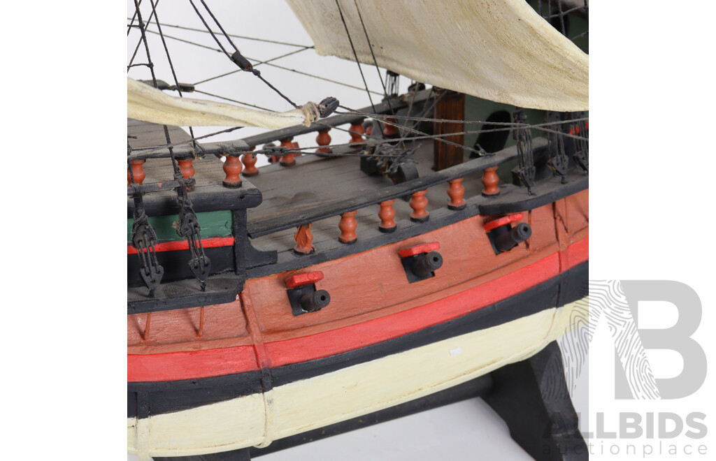Large Composite Model of a 19th Century Frigate