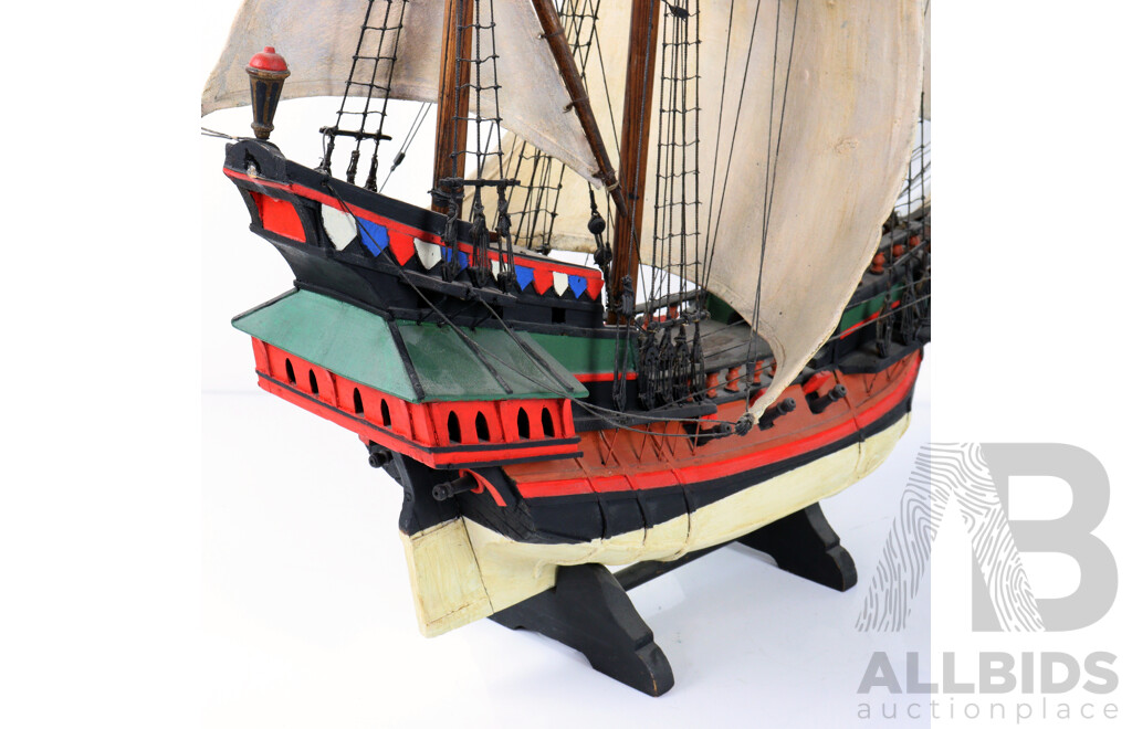 Large Composite Model of a 19th Century Frigate