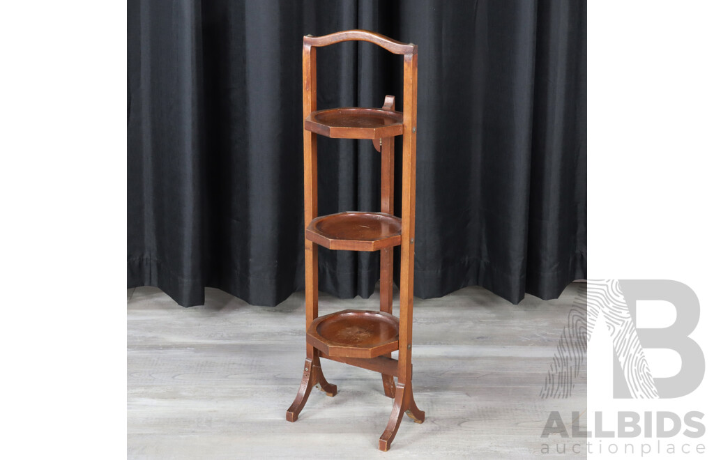 Late Edwardian Folding Cake Stand