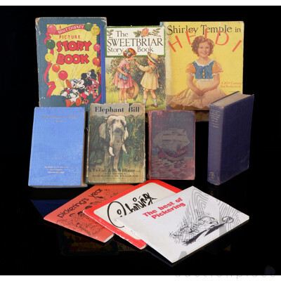 Collection Vintage and Other Books Including Children's Literature, Three Pickering Booklets and More