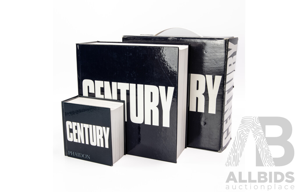 Two Editions, Century 100 Years of Human Progress, Regression, Suffering and Hope, Phaidon, 1999, One in Original Box