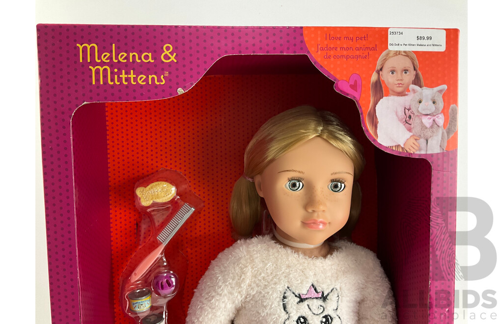 Boxed Our Generation Doll Melena & Mittens
