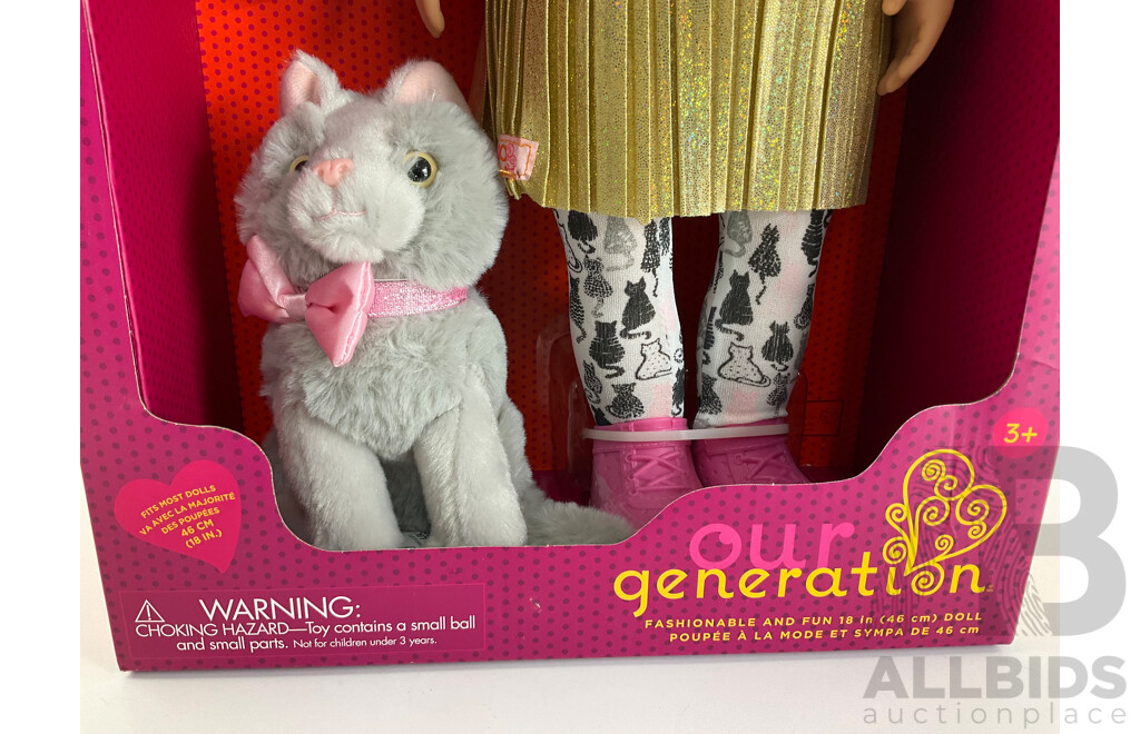 Boxed Our Generation Doll Melena & Mittens