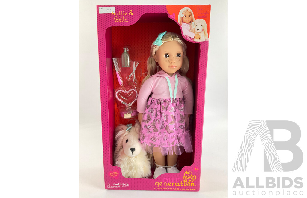 Boxed Our Generation Doll - Hattie & Bella