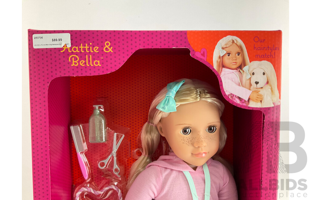 Boxed Our Generation Doll - Hattie & Bella