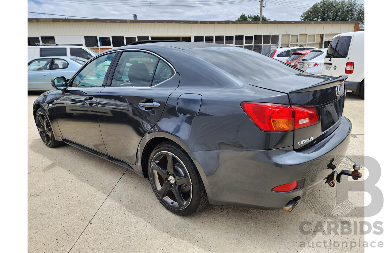 4/2008 Lexus Is250 Prestige GSE20R 4d Sedan Grey 2.5L