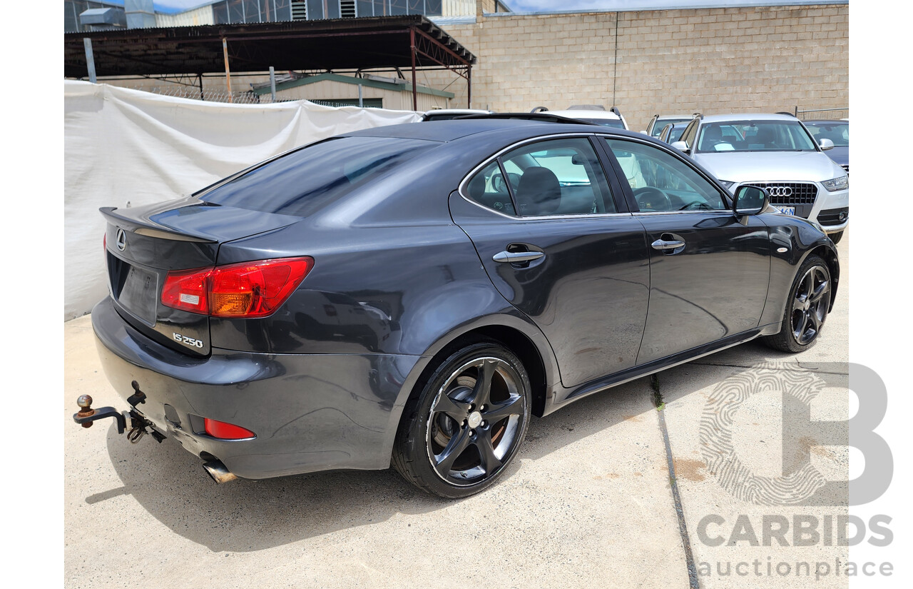 4/2008 Lexus Is250 Prestige GSE20R 4d Sedan Grey 2.5L