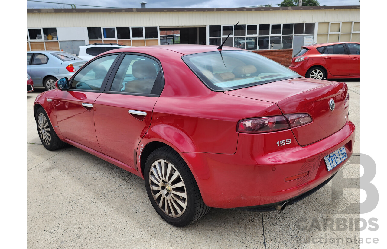 4/2008 Alfa Romeo 159 2.2 JTS  4d Sedan Red 2.2L