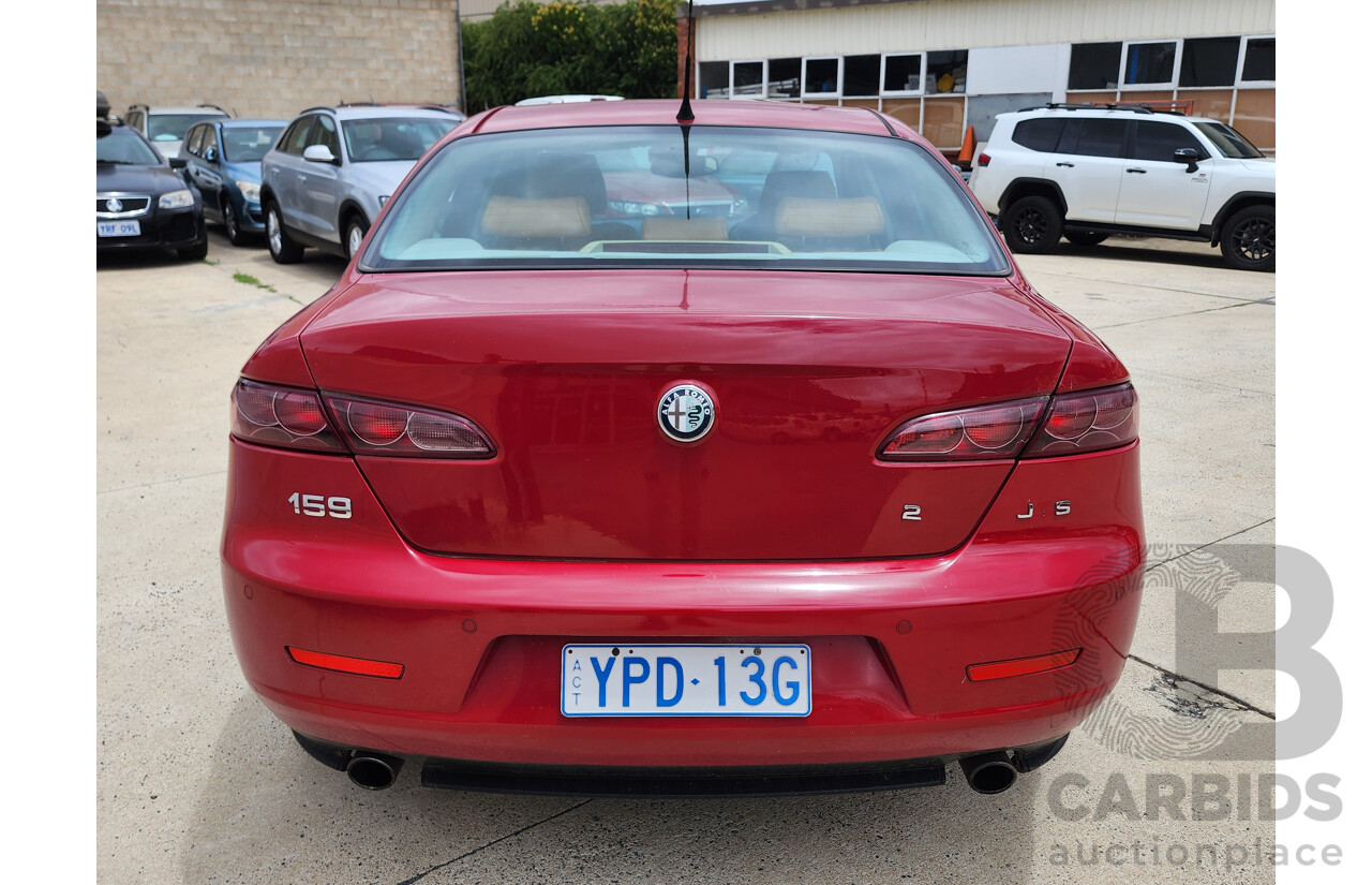 4/2008 Alfa Romeo 159 2.2 JTS  4d Sedan Red 2.2L